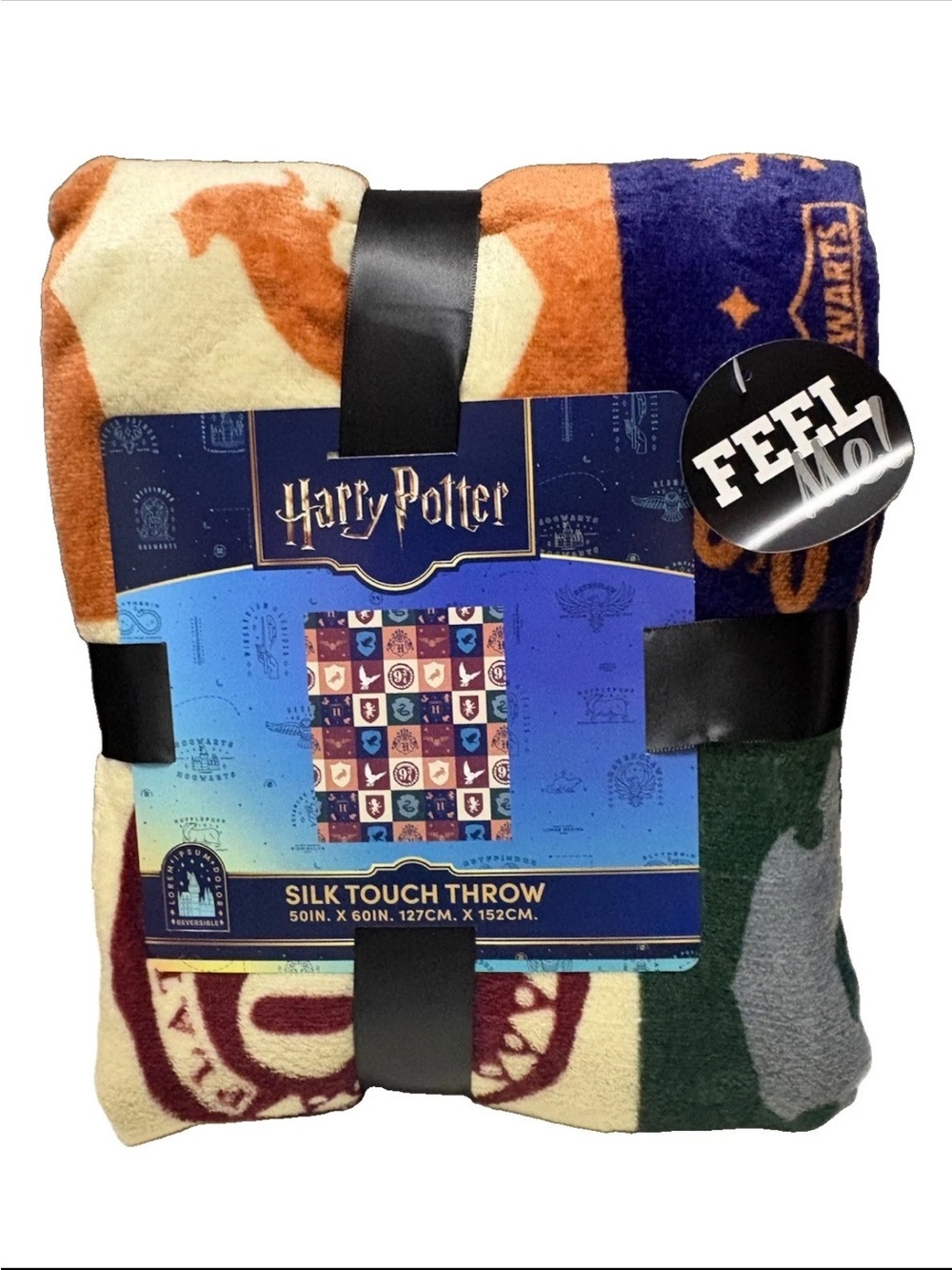 Harry Potter Silk Touch Throw Blanket - 50 X 60 Inch - New